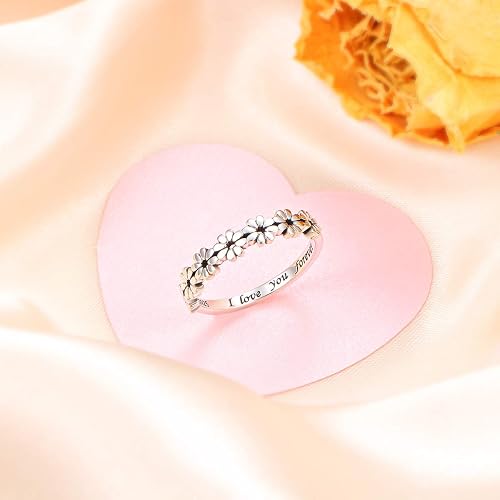 Tarnish Resistant Fit Wedding Jewelry Anti-Tarnish Smooth Ring Dainty Daily Accessory & Romantic Engagement Gift for Women